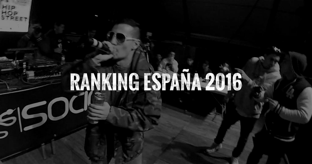 Ranking Freestyle España 2016