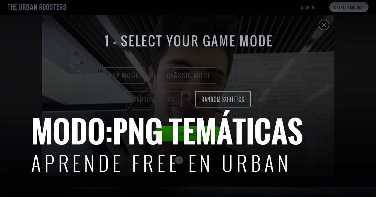 Modalidades de entrenamineto Urban Roosters temáticas