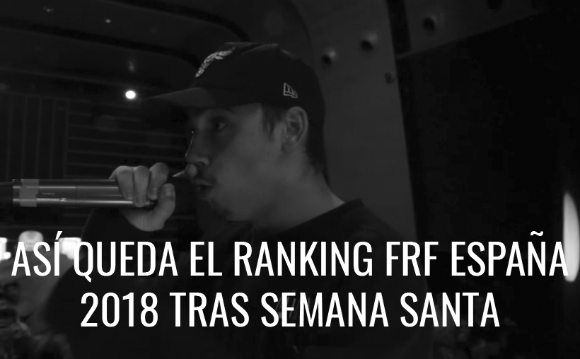Ranking España FRF 2018 completo