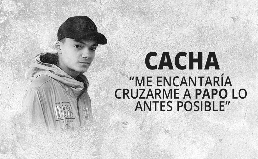 CACHA: “ME ENCANTARÍA CRUZARME A PAPO LO ANTES POSIBLE»
