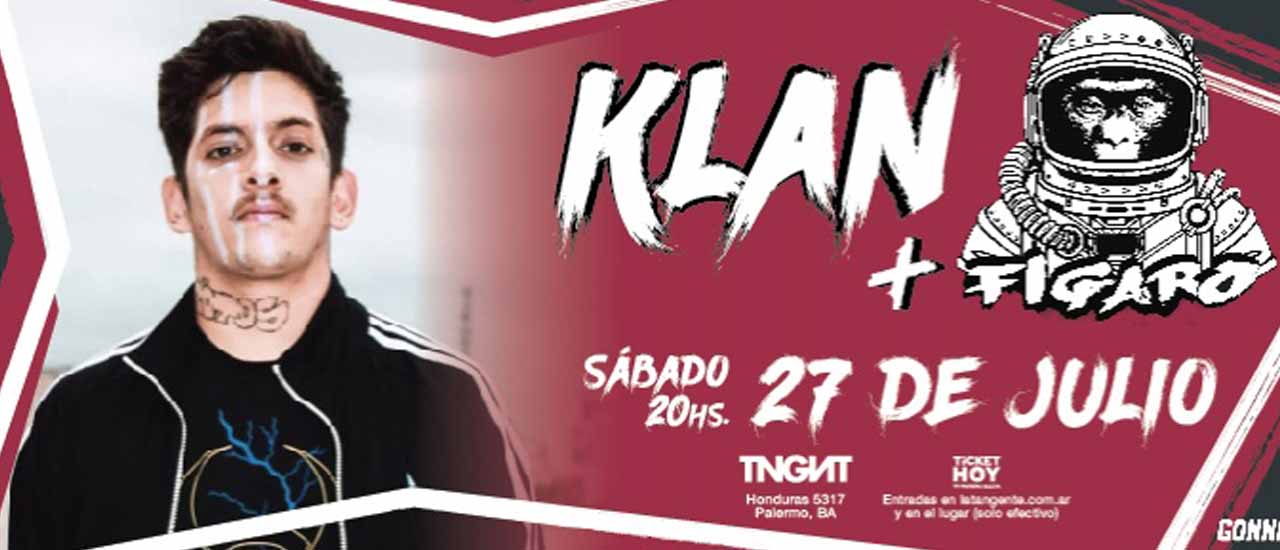 KLAN Y FIGARO TOCARÁN EN VIVO EN LA TANGENTE