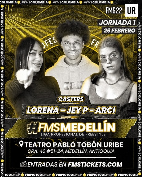 ¡CONOCE A LOS CASTERS PARA FMS MEDELLÍN!