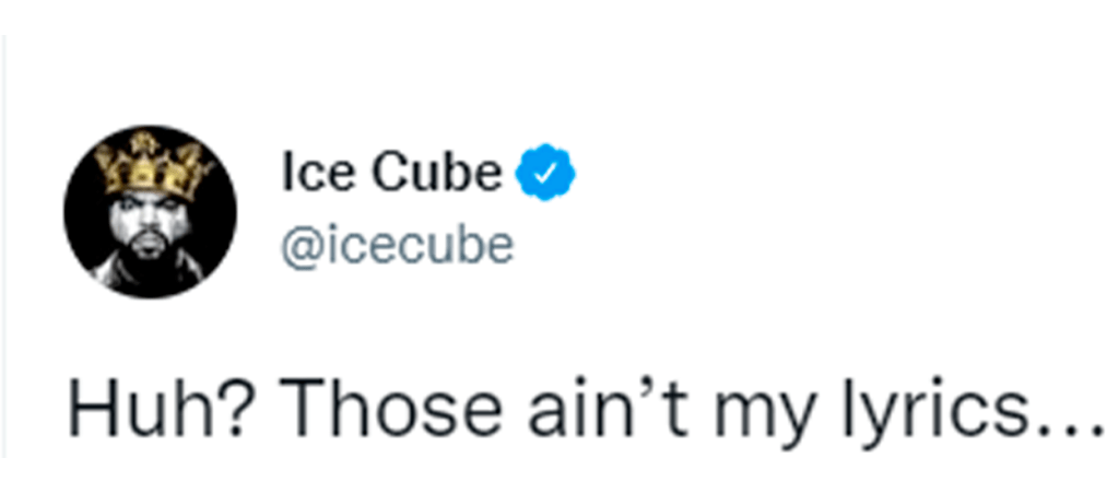¡ICE CUBE RESPONDE A UNA CUENTA FAKE DE FMS!