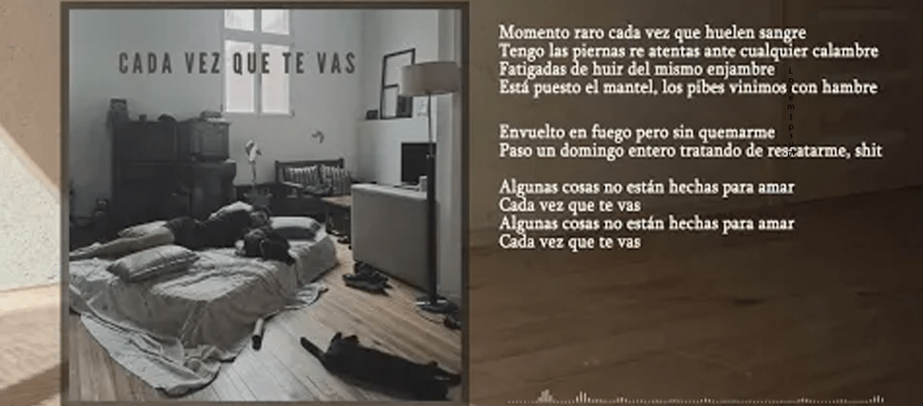 LECU14 Y SUS GRANDES LETRAS EN ‘CADA VEZ QUE TE VAS’
