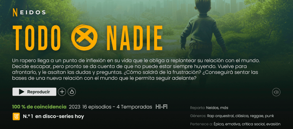 NEIDOS ESTRENA “TODO O NADIE” CON UN FORMATO MUY ORIGINAL