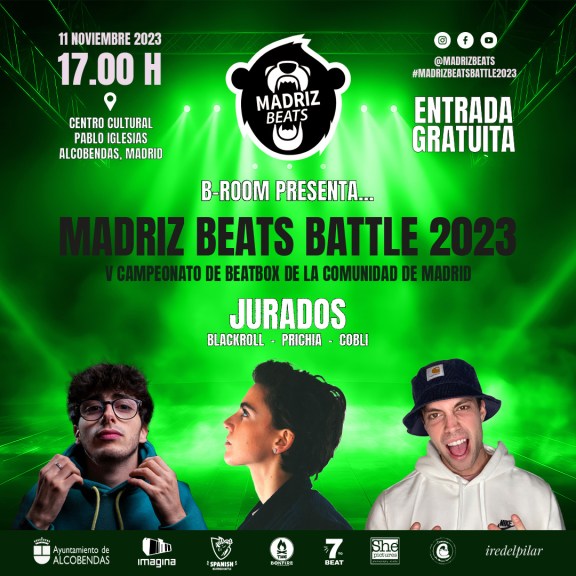 ALCOBENDAS ACOGERÁ LA 5ª EDICIÓN DEL CAMPEONATO OFICIAL DE BEATBOX DE LA COMUNIDAD DE MADRID