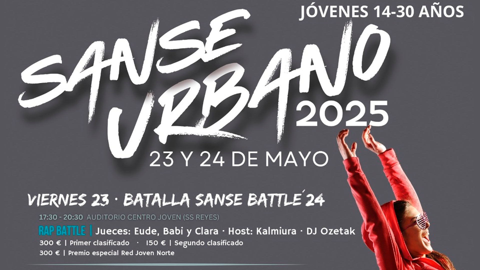  SANSE URBANO 2025: INSCRÍBETE YA EN LA BATALLA DE FREESTYLE