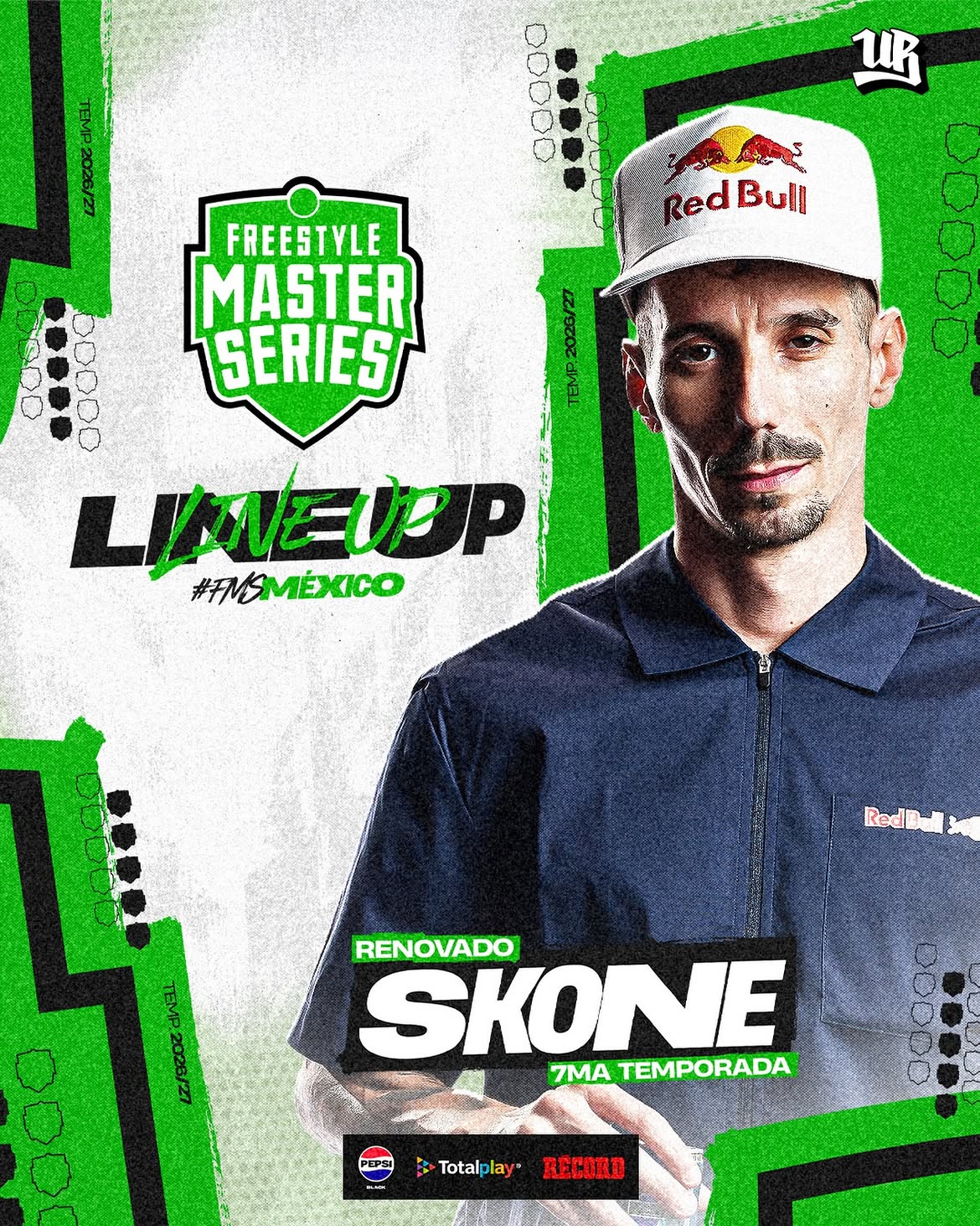 ยกEL REY DE LA ESCENA CONTINรA SU REINADO: SKONE FORMARร PARTE DE FMS MรXICO POR TERCERA VEZ CONSECUTIVA!