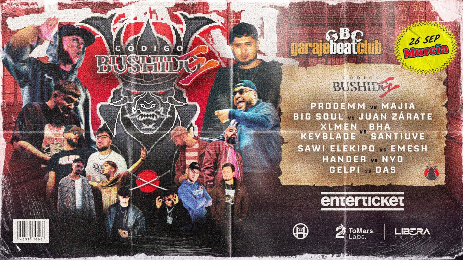 Código Bushido 3 se expande: dos días de evento, nuevas salas en Murcia y retransmisión mundial en directo