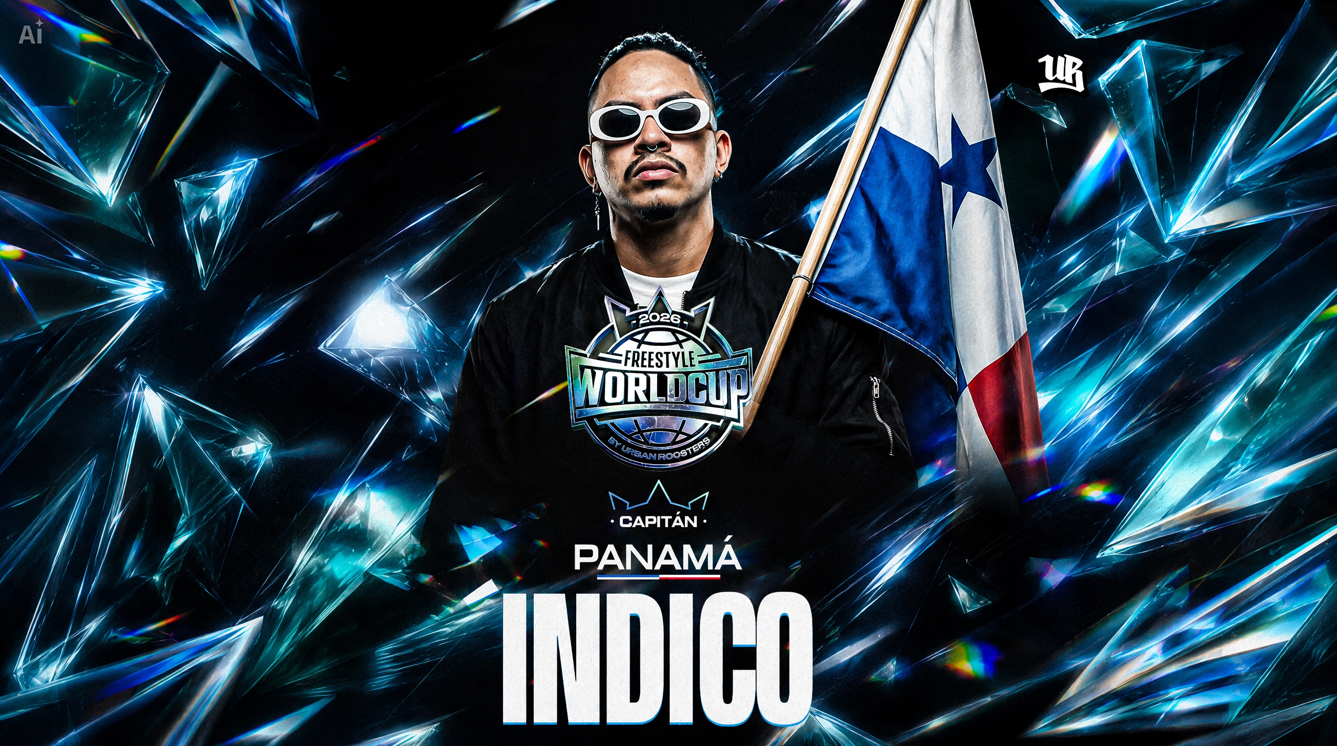 CONOCE A ÍNDICO, CAPITÁN DE PANAMÁ EN FREESTYLE WORLD CUP