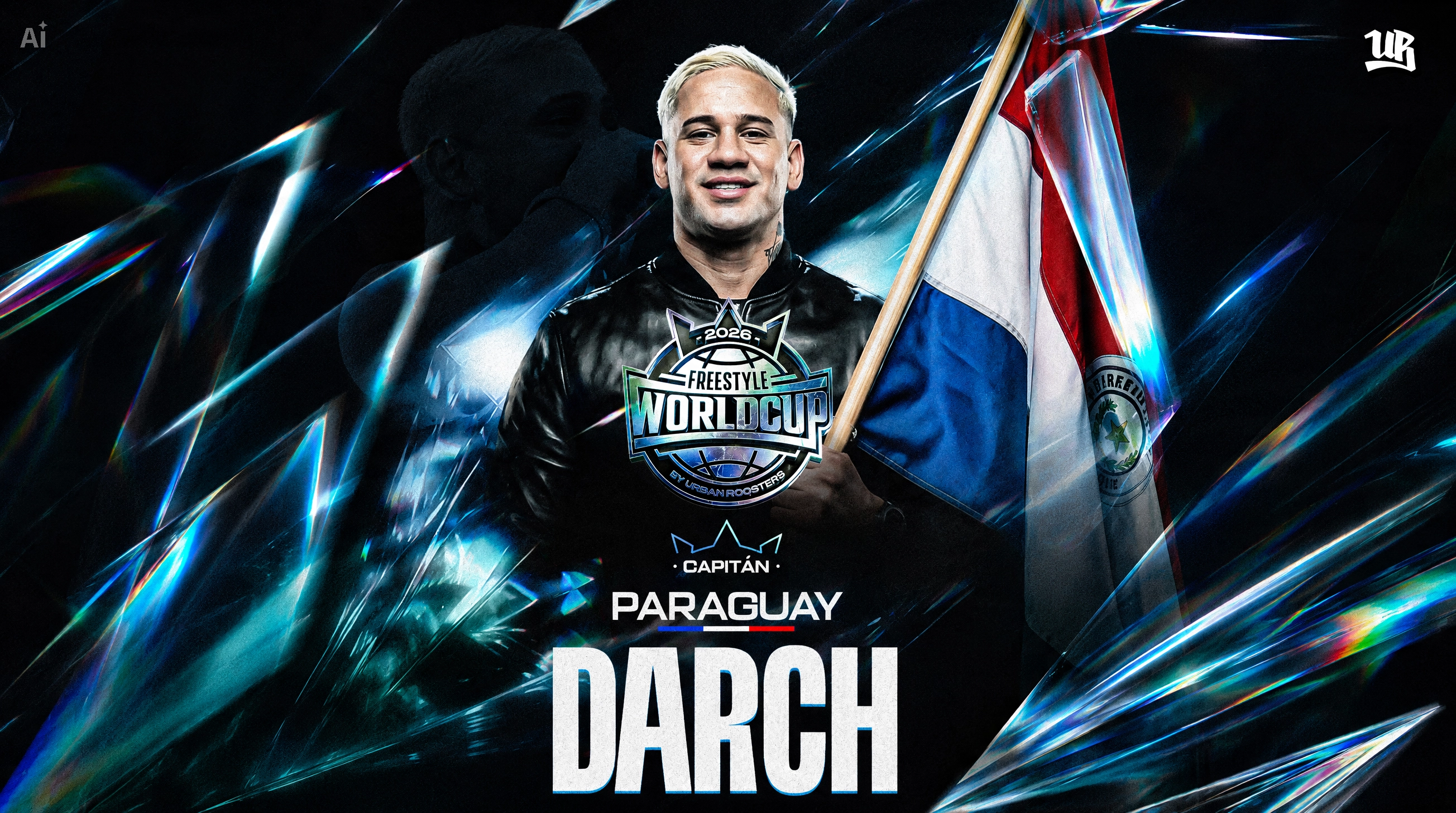 CONOCE A DARCH, CAPITÁN DE PARAGUAY EN FREESTYLE WORLD CUP