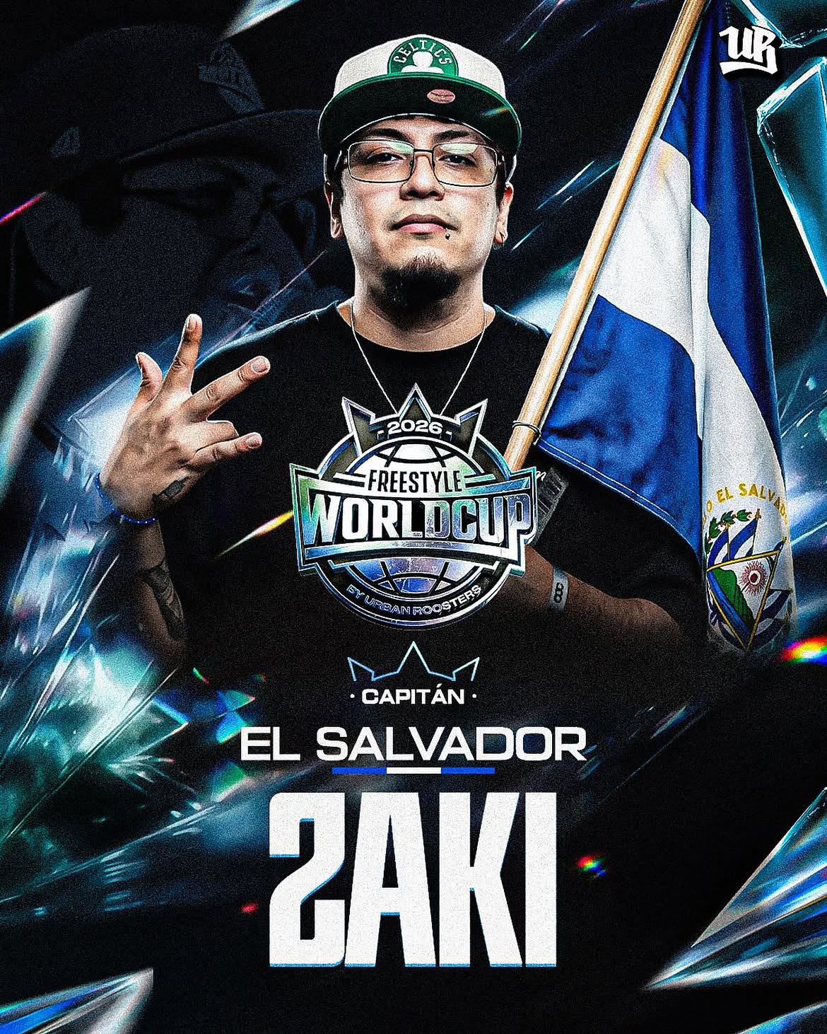 CONOCE A ZAKI, CAPITÁN DE EL SALVADOR EN LA FREESTYLE WORLD CUP
